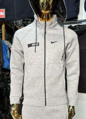 No Brand 73-1-1 l.grey (зима) кофта спорт мужские