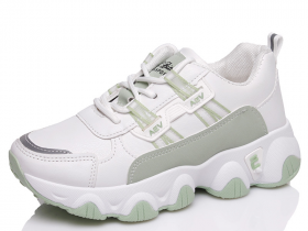 Prime NB25 WHITE-GREEN(36-39) (демі) кросівки жіночі