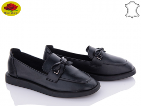 Meideli 6026-4 black (демі) жіночі туфлі