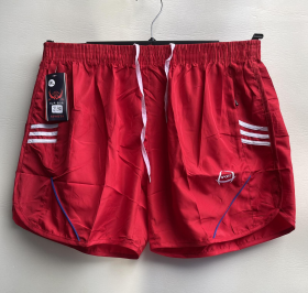 No Brand 100583 red (лето) шорты мужские