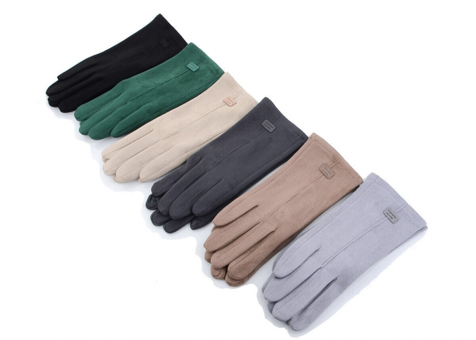 No Brand 2-33 mix (зима) перчатки женские