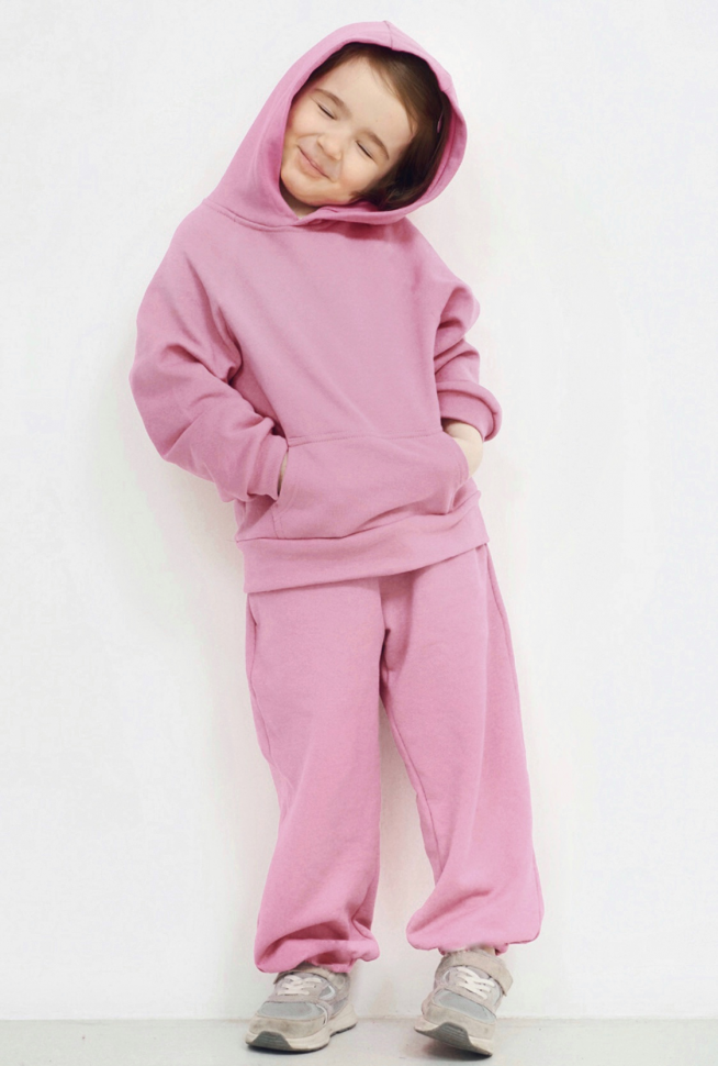 No Brand 831 pink (зима) костюм спорт детские