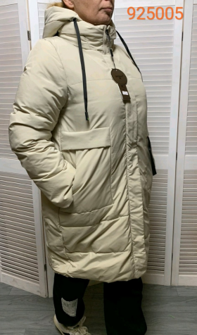 No Brand 925005 beige (зима) куртка женские