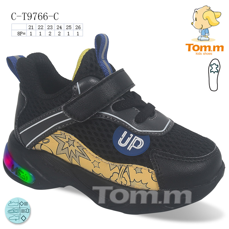 Tom.M 9766C (деми) кроссовки детские