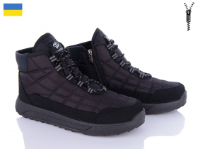 Львов База Progress 3804-1 чорний (зима) ботинки мужские