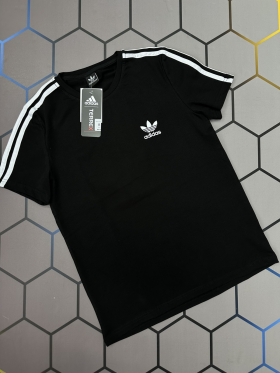 No Brand 4193 black (лето) футболка мужские
