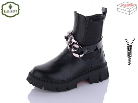 No Brand 2106B black (зима) черевики дитячі