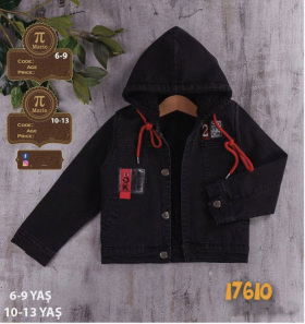No Brand 17610 black (демі) куртка дитяча