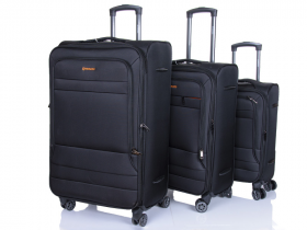 Horoso XL108-1 black (деми) набор чемоданов женские