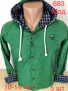 Normani Kids 683 green (10-14) (демі) сорочка дитячі
