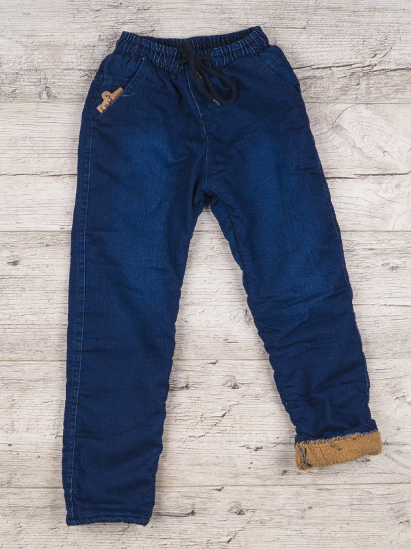 No Brand 8423-2 navy (зима) джинси дитячі
