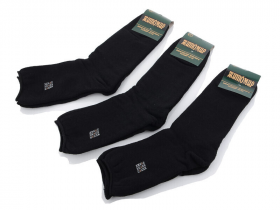No Brand 08 black (зима) чоловічі шкарпетки