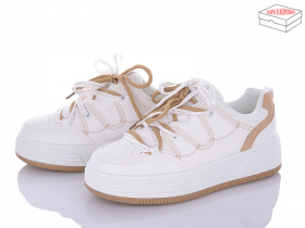 Erico L010 white-khaki (демі) жіночі кросівки жіночі