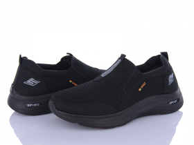 Wonex 45-104 black (літо) кросівки чоловічі