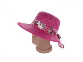 No Brand 31-05 солома fuchsia (лето) шляпа женские