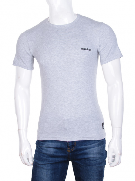 No Brand AD l.grey (лето) футболка мужские