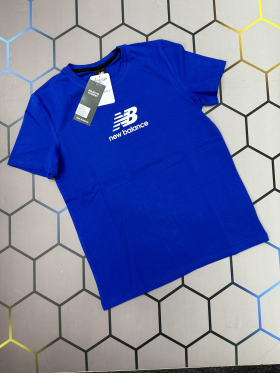 No Brand 4195 blue (лето) футболка мужские