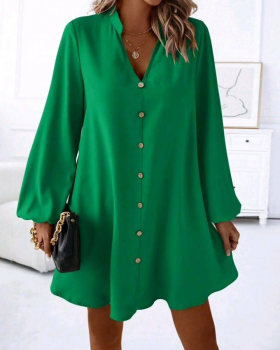 No Brand 894 green (деми) платье женские