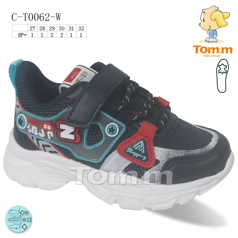 Tom.M 0062W (деми) кроссовки детские