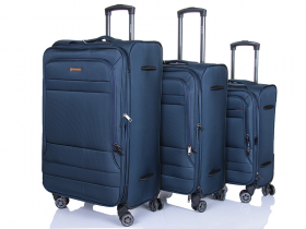 Horoso XL108-2 blue (демі) набір валізи жіночі