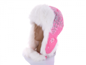 No Brand K11-25 pink (зима) шапка детские