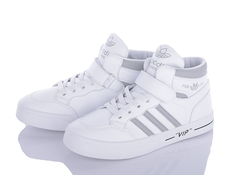 Angel Y126-7682 white-grey (демі) кросівки дитячі