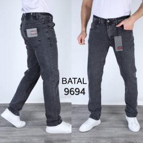 No Brand 9694 d.grey (деми) джинсы мужские