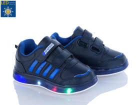 Fzd AC001-2-4 navy-r.blue LED (демі) кросівки дитячі