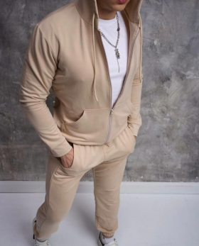 No Brand 11-1 beige (деми) костюм спорт мужские