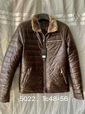 No Brand 5022 brown (зима) куртка мужские