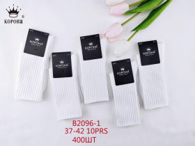 No Brand B2096-1 white (деми) носки 