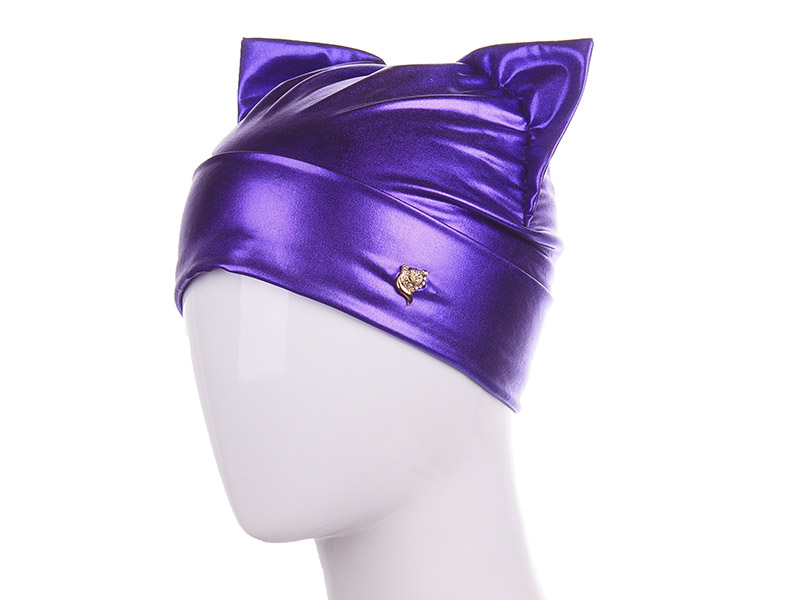 No Brand H82 violet (деми) шапка женские