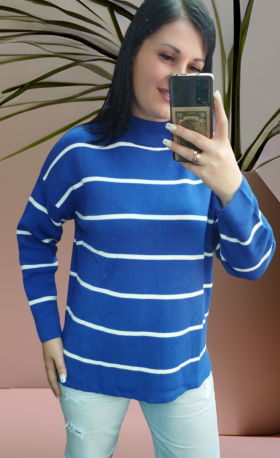 No Brand 9090 blue (зима) светр жіночі