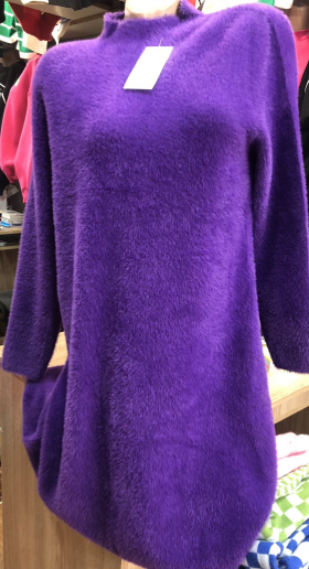 No Brand 26427 purple (деми) платье женские