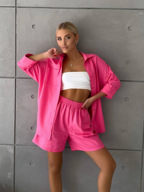 No Brand 408 pink (лето) костюм женские