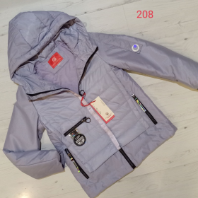 No Brand 208 grey (деми) куртка детские