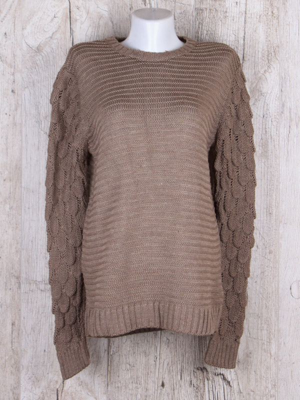 No Brand 130 brown (зима) светр жіночі
