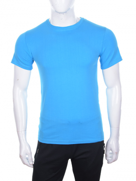 No Brand 270781 blue (лето) футболка мужские