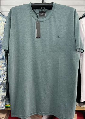 No Brand 138 grey (лето) футболка мужские