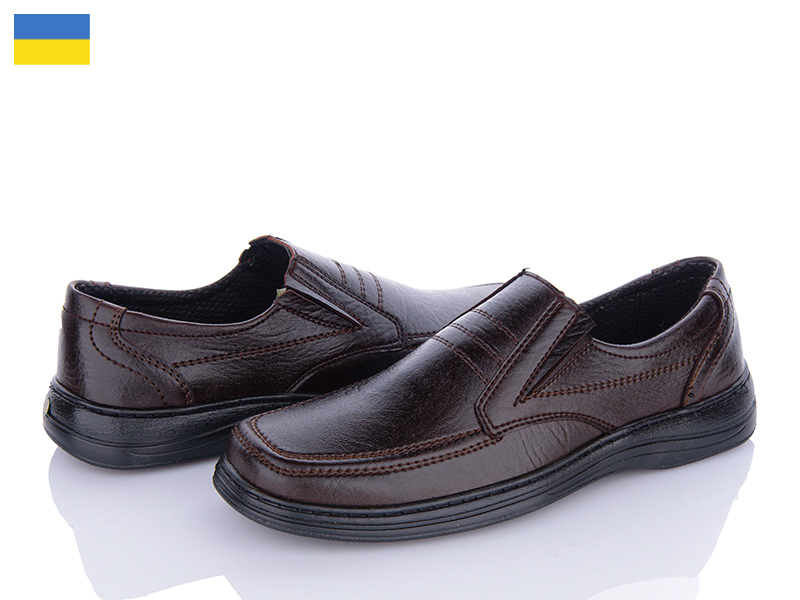 Lvovbaza Roksol T1 коричневий (демі) чоловічі туфлі