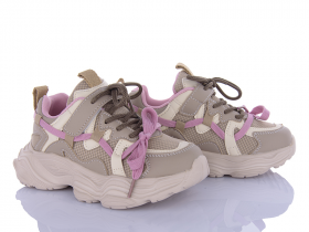Angel G37-Z2505 beige-pink (демі) кросівки дитячі