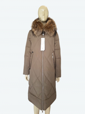 No Brand 918 brown (зима) куртка женские
