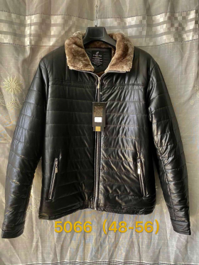 No Brand 5066 black (зима) куртка мужские