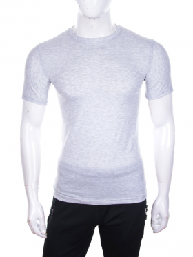 No Brand 270782 l.grey (лето) футболка мужские