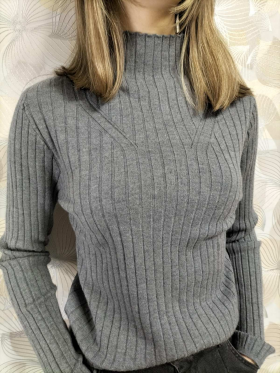 No Brand 9006 d.grey (зима) свитер женские