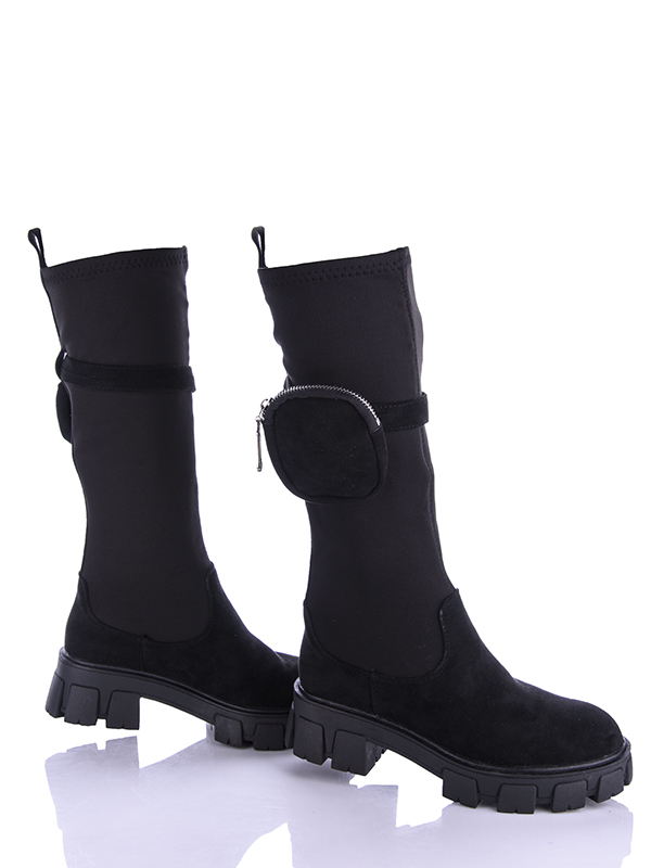 Gollmony 2101-1 black (деми) ботинки женские