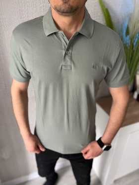 No Brand 1498 grey (лето) футболка мужские