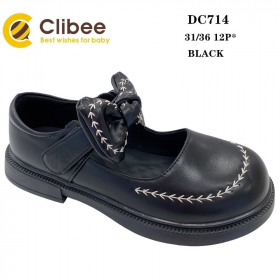 Clibee LD-DC714 black (лето) туфли детские