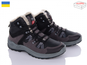 Paolla 357 чорний (зима) ботинки мужские