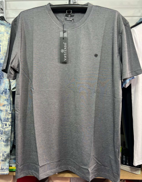 No Brand 140 grey (лето) футболка мужские